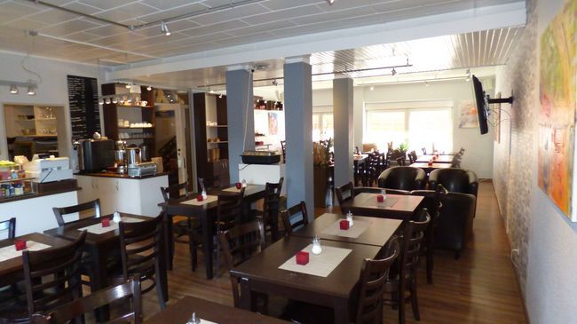Hotel Art Inn Dinslaken Restoran foto